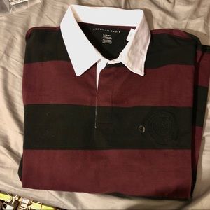 American Eagle Mens Long sleeve Collared Shirt